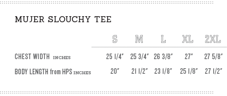 Size Chart_SLOUCHY