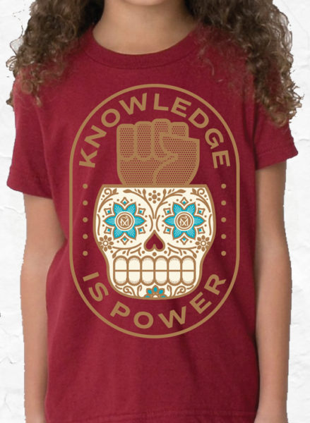 Knowledge Is Power_toddler_Cranberry_Full