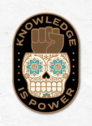 Knowledge Is Power Sticker