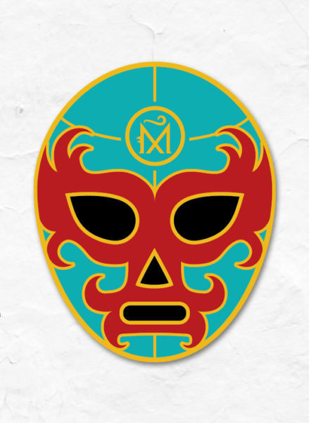 lucha_red_Stickers_full